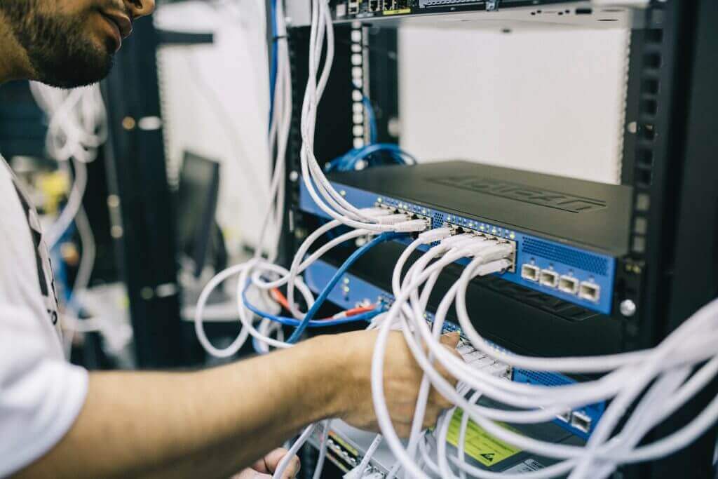 blur-computer-connection network internet switch