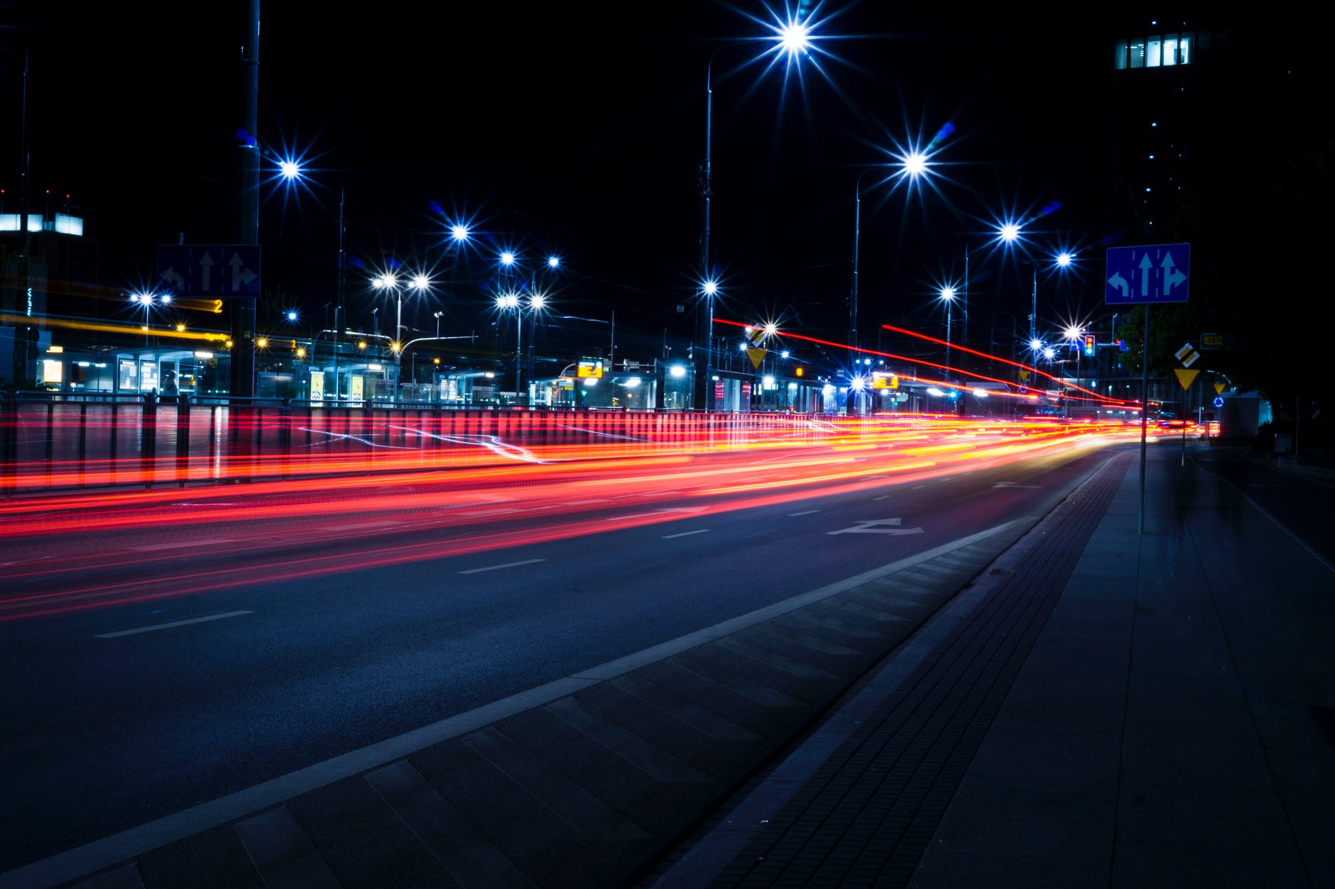 timelapse photography of streets